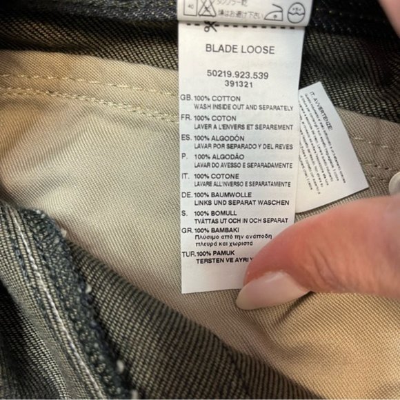 NWT G-Star Raw 3301 Men's Blade Loose Travis Wash Denim Jeans Size 30/34 - Picture 3 of 7